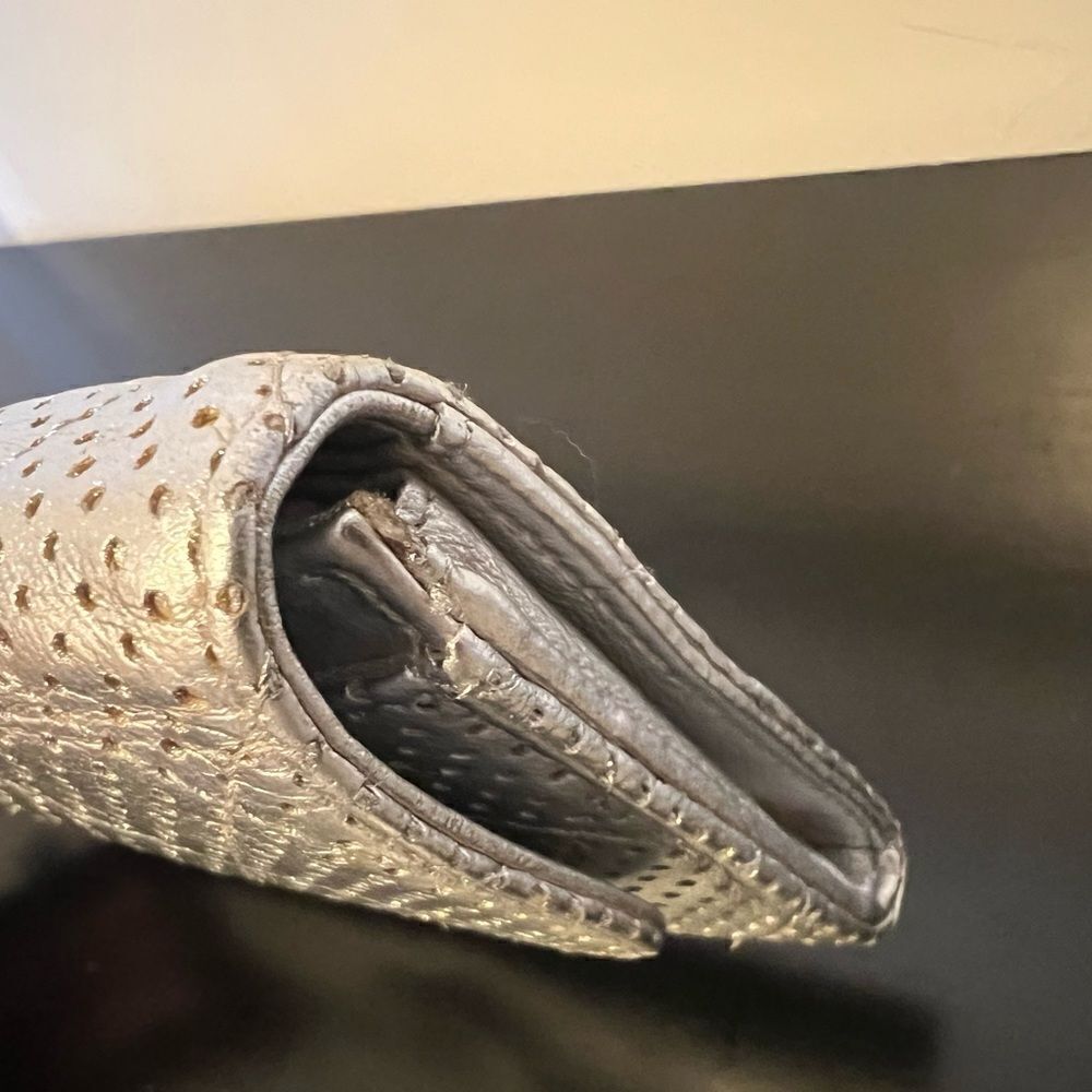 AUTHENTIC CHANEL WALLET- Silver - Picture 11 of 12
